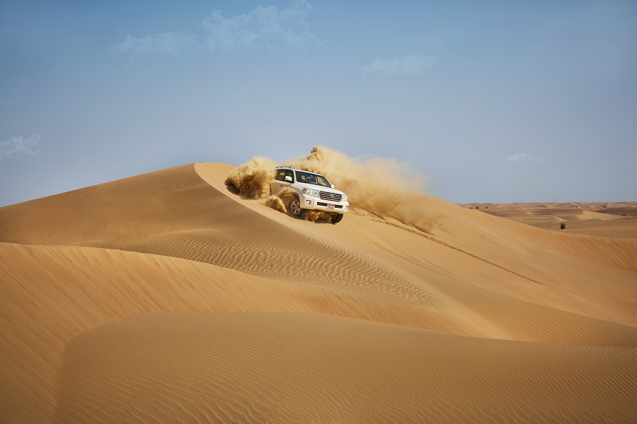 Dune Bashing in Abu Dhabi