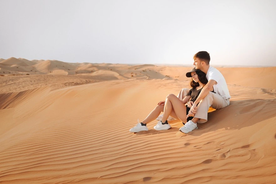 private romantic desert safari